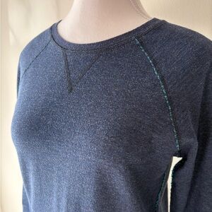 Lululemon Reversible Open Your Heart Long Sleeve II Navy